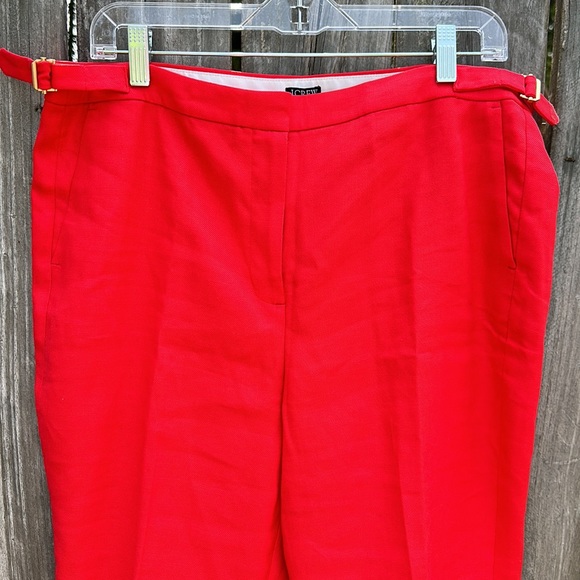 J.Crew Slim-Fit Flare Pant in Stretch Blend Linen - Picture 11 of 13